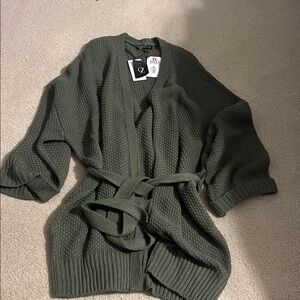 Elegant Olive Women's Cardigan